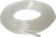 Made in USA - 5/16" ID x 7/16" OD, 1/16" Wall Thickness, 50' Long, Tygon Tube - Clear, 27 Max psi, 64 Hardness - Exact Tooling