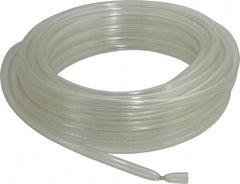 Made in USA - 3/8" ID x 1/2" OD, 1/16" Wall Thickness, 50' Long, Tygon Tube - Clear, 23 Max psi, 64 Hardness - Exact Tooling