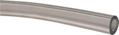 Made in USA - 3/8" ID x 5/8" OD, 1/8" Wall Thickness, Cut to Length (50' Standard Length) Plastic Tube - Clear, 14 Max psi, 63 Hardness - Exact Tooling