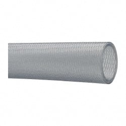 Made in USA - 2" ID x 2-1/2" OD, 1/4" Wall Thickness, Cut to Length (50' Standard Length) PVC Tube - Clear, 80 Max psi, 80 Hardness - Exact Tooling