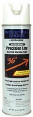 Rust-Oleum - 17 fl oz White Marking Paint - 600' to 700' Coverage at 1" Wide, Water-Based Formula - Exact Tooling