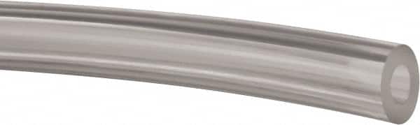 Made in USA - 1/4" ID x 1/2" OD, 1/8" Wall Thickness, Cut to Length (100' Standard Length) Polyurethane Tube - Clear, 71 Max psi - Exact Tooling