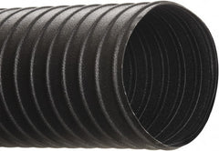 Hi-Tech Duravent - 10" ID, 25' Long, Steel Blower & Duct Hose - Black, 11" Bend Radius, 13 In/Hg, 20 Max psi, -40 to 250°F, Chemical and Abrasion Resistant - Exact Tooling