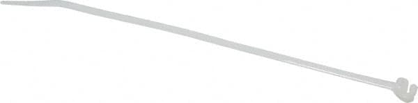 Thomas & Betts - 7-1/2" Long Natural (Color) Nylon Reusable Cable Tie - 50 Lb Tensile Strength, 1.4mm Thick, 2" Max Bundle Diam - Exact Tooling