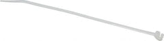 Thomas & Betts - 7-1/2" Long Natural (Color) Nylon Reusable Cable Tie - 50 Lb Tensile Strength, 1.4mm Thick, 2" Max Bundle Diam - Exact Tooling