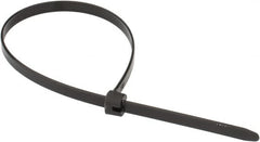 Thomas & Betts - 13.2" Long Black Polypropylene Standard Cable Tie - 60 Lb Tensile Strength, 1.52mm Thick, 4" Max Bundle Diam - Exact Tooling