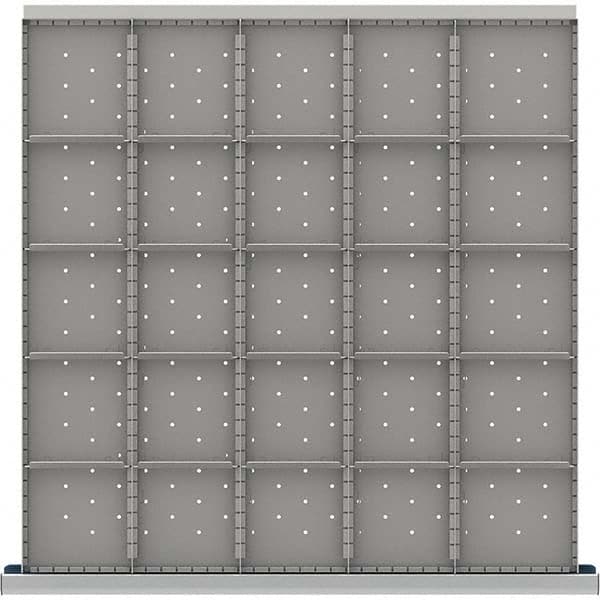 LISTA - 25-Compartment Drawer Divider Layout for 3.15" High Drawers - Exact Tooling