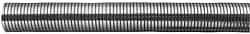 Federal Hose - 2" ID, -60 to 400°F, Galvanized Steel Unlined Flexible Metal Duct Hose - 10-1/2" Bend Radius, 25' Long - Exact Tooling
