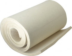 Made in USA - 1/2 Inch Thick x 60 Inch Wide x 12 Inch Long, Pressed Wool Felt Sheet - 8 Lbs/Square Yd., White, 500 psi - Exact Tooling