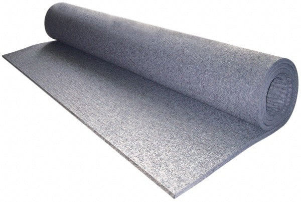 Made in USA - 3/4 Inch Thick x 60 Inch Wide x 60 Inch Long, Pressed Wool Felt Sheet - 12 Lbs/Square Yd., Gray, 400 psi - Exact Tooling