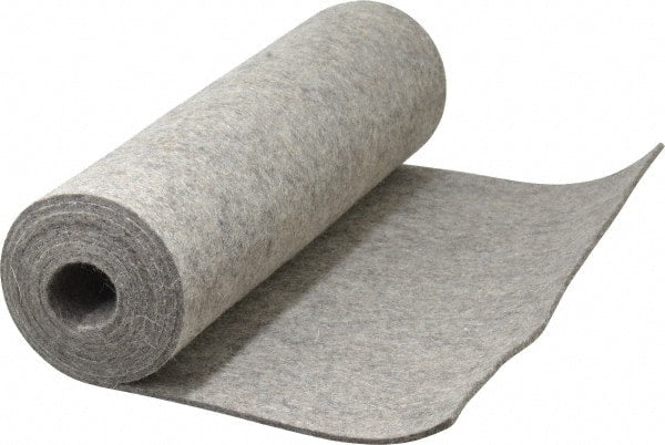 Made in USA - 1/8 Inch Thick x 60 Inch Wide x 12 Inch Long, Pressed Wool Felt Sheet - 2 Lbs/Square Yd., Gray, 400 psi - Exact Tooling