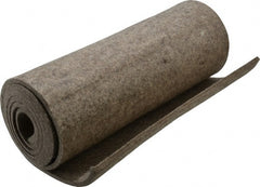 Made in USA - 1/4 Inch Thick x 60 Inch Wide x 12 Inch Long, Pressed Wool Felt Sheet - 4 Lbs/Square Yd., Gray, 400 psi - Exact Tooling