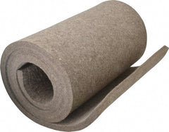 Made in USA - 1/2 Inch Thick x 60 Inch Wide x 12 Inch Long, Pressed Wool Felt Sheet - 8 Lbs/Square Yd., Gray, 400 psi - Exact Tooling