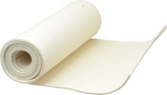 Made in USA - 1/8 Inch Thick x 66 Inch Wide x 12 Inch Long, Pressed Wool Felt Sheet - 1.5 Lbs/Square Yd., White, 400 psi - Exact Tooling