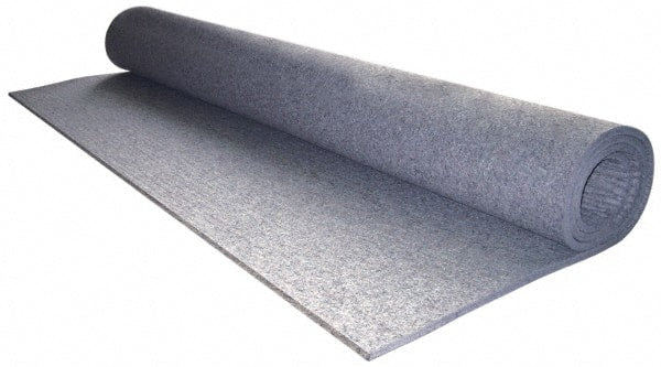 Made in USA - 5/8 Inch Thick x 72 Inch Wide x 12 Inch Long, Pressed Wool Felt Sheet - 7.7 Lbs/Square Yd., Gray, 250 psi - Exact Tooling