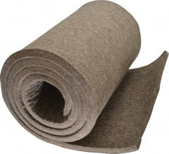 Made in USA - 1/2 Inch Thick x 72 Inch Wide x 12 Inch Long, Pressed Wool Felt Sheet - 6.1 Lbs/Square Yd., Gray, 250 psi - Exact Tooling