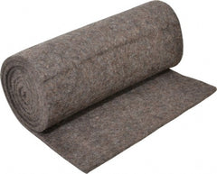 Made in USA - 1/4 Inch Thick x 72 Inch Wide x 12 Inch Long, Pressed Wool Felt Sheet - 2.1 Lbs/Square Yd., Gray, 75 psi - Exact Tooling