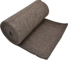 Made in USA - 3/8 Inch Thick x 72 Inch Wide x 12 Inch Long, Pressed Wool Felt Sheet - 3.2 Lbs/Square Yd., Gray, 75 psi - Exact Tooling