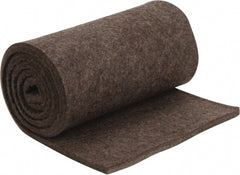 Made in USA - 1/2 Inch Thick x 72 Inch Wide x 12 Inch Long, Pressed Wool Felt Sheet - 4.2 Lbs/Square Yd., Gray, 75 psi - Exact Tooling
