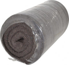 Made in USA - 1 Inch Thick x 72 Inch Wide x 12 Inch Long, Pressed Wool Felt Sheet - 8.5 Lbs/Square Yd., Gray, 75 psi - Exact Tooling