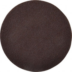 Norton - 2" Diam, 120 Grit Aluminum Oxide Adhesive PSA Disc - Medium Grade, Brown, X Weighted Backing, Flexible - Exact Tooling