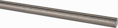 Made in USA - 3/8" Diam, 2' Long, 1045 Steel Keyed Round Linear Shafting - 3/32" Key - Exact Tooling