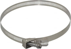 IDEAL TRIDON - SAE Size 88, 2-1/16 to 6" Diam, Stainless Steel Quick Release Worm Drive Clamp - 1/2" Wide, Material Grade 301, Series 550 - Exact Tooling