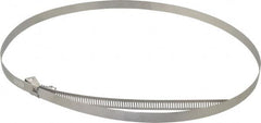 IDEAL TRIDON - SAE Size 216, 10-3/16 to 14" Diam, Stainless Steel Quick Release Worm Drive Clamp - 1/2" Wide, Material Grade 301, Series 550 - Exact Tooling