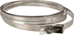 IDEAL TRIDON - SAE Size 248, 1-3/4 to 16" Diam, Stainless Steel Quick Release Worm Drive Clamp - 1/2" Wide, Material Grade 301, Series 550 - Exact Tooling