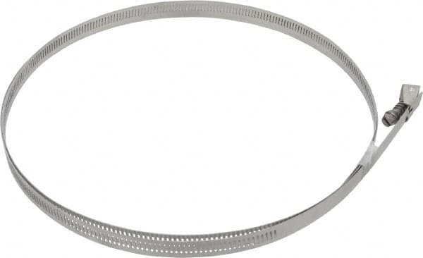 IDEAL TRIDON - SAE Size 312, 14 to 20" Diam, Stainless Steel Quick Release Worm Drive Clamp - 1/2" Wide, Material Grade 301, Series 550 - Exact Tooling