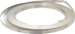 IDEAL TRIDON - Grade 201, Stainless Steel Banding Strap Roll - 1/2" Wide x 0.03" Thick - Exact Tooling