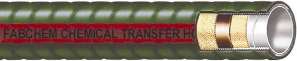 Continental ContiTech - 3" ID x 3.63" OD x 100' OAL, Chemical Handling Hose - 200 Max Working psi, -40 to 150°F, 9" Bend Radius, Green - Exact Tooling