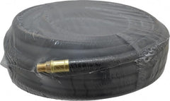 Continental ContiTech - 3/8" ID x 0.669" OD 50' Long Multipurpose Air Hose - MNPT x MNPT Ends, 200 Working psi, -40 to 190°F, 1/4" Fitting, Black - Exact Tooling