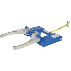 Vestil - 800 Lb Load Capacity, 30 & 55 Gal Drum Grab - 27-3/4" Wide x 7-1/2" High, Steel Wheels - Exact Tooling