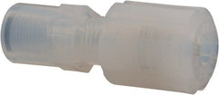 NewAge Industries - 1/4" Tube OD, PFA PTFE Plastic Compression Tube Female Connector - 1/8 NPT Pipe, 500°F Max, 1/8 Thread - Exact Tooling