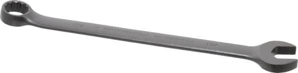 Proto - 7/8" 12 Point Offset Combination Wrench - 15° Offset Angle, 12-1/2" OAL, Steel, Black Finish - Exact Tooling