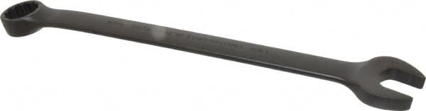 Proto - 1-1/4" 12 Point Combination Wrench - 15° Offset Angle, 16-7/8" OAL, Steel, Black Finish - Exact Tooling