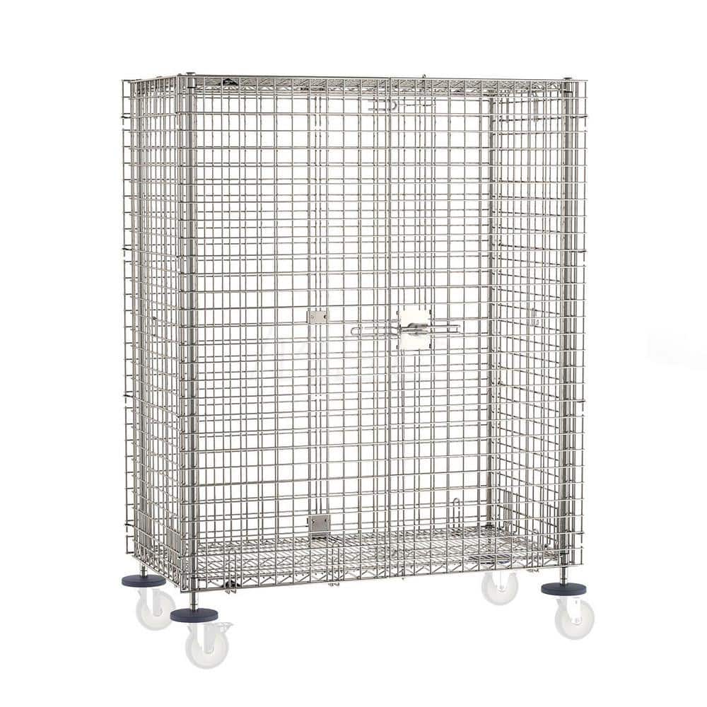 Metro - Security & Work/Utility Trucks; Type: Security Unit ; Load Capacity (Lb.): 0.000 ; Length (Inch): 52-3/4 ; Width (Inch): 27-1/4 ; Height (Inch): 62 ; Number of Shelves: 2 - Exact Tooling