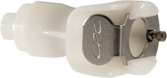 CPC Colder Products - 1/8" Nominal Flow, 1/16" ID, Female, Inline Hose Barb-Female Socket - 120 Max psi, -40 to 180°F, Acetal Coupling, Buna-N O-Ring - Exact Tooling