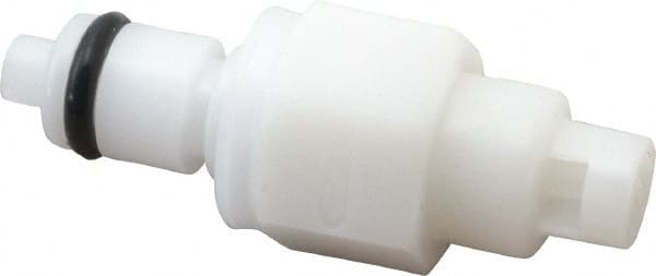 CPC Colder Products - 1/8" Nominal Flow, 1/16" ID, Male, Inline Hose Barb-Male Plug - 120 Max psi, -40 to 180°F, Acetal Coupling, Buna-N O-Ring - Exact Tooling