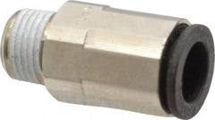 Legris - 5/16" Outside Diam, 1/8 NPT, Nickel Plated Brass Push-to-Connect Tube Male Connector - 290 Max psi - Exact Tooling