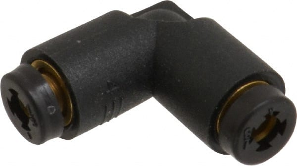 Legris - 1/8" Outside Diam, Nylon Push-to-Connect Tube Union Elbow - 290 Max psi - Exact Tooling