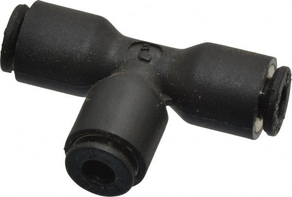 Legris - 1/8" Outside Diam, Nylon Push-to-Connect Tube Union Tee - 290 Max psi - Exact Tooling
