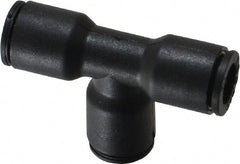 Legris - 1/4" Outside Diam, Nylon Push-to-Connect Tube Union Tee - 290 Max psi - Exact Tooling