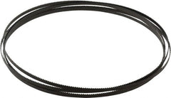 Starrett - 10 TPI, 12' 6" Long x 1/4" Wide x 0.025" Thick, Welded Band Saw Blade - Carbon Steel, Toothed Edge, Raker Tooth Set, Flexible Back, Contour Cutting - Exact Tooling