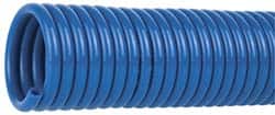 Coilhose Pneumatics - 1/8" ID, 50' Long, Blue Nylon Coiled & Self Storing Hose - 315 Max psi, No Fittings - Exact Tooling