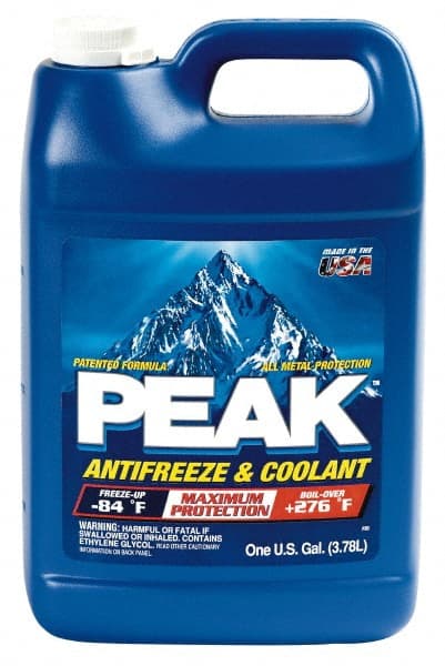 Peak - 1 Gal Antifreeze & Coolant - Ethylene Glycol & Conventional Inhibitors Composition - Exact Tooling