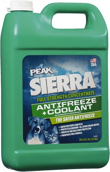 Peak - 1 Gal Antifreeze & Coolant - Propylene Glycol & Conventional Inhibitors Composition - Exact Tooling