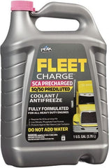Peak - 1 Gal Heavy Duty Premixed Antifreeze & Coolant - Ethylene Glycol with SCA, Inhibitors, & De-Ionized Water Composition - Exact Tooling