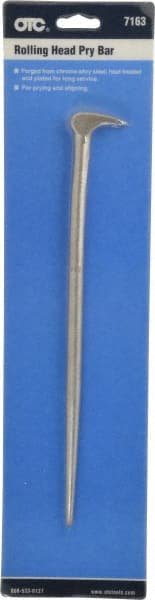 OTC - 12" Long, Steel Pry Bar - Automotive Hand Tool - Exact Tooling
